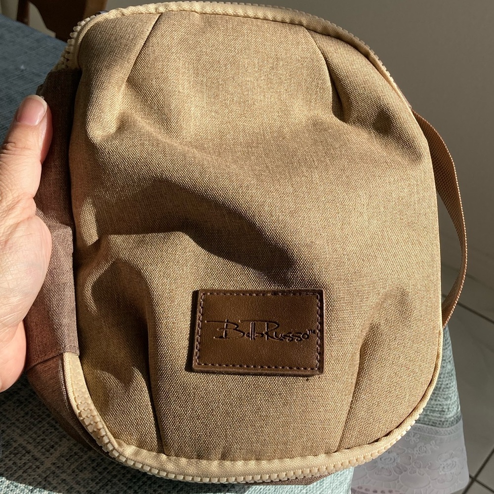 NEW Bella Russo Canvas Toiletry Make Up Bag
